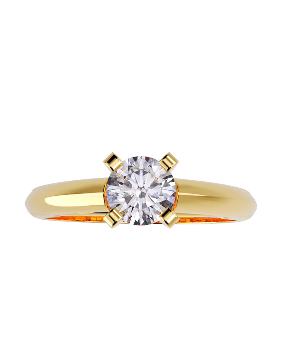 ANILLO DE ORO CON CIRCONIA