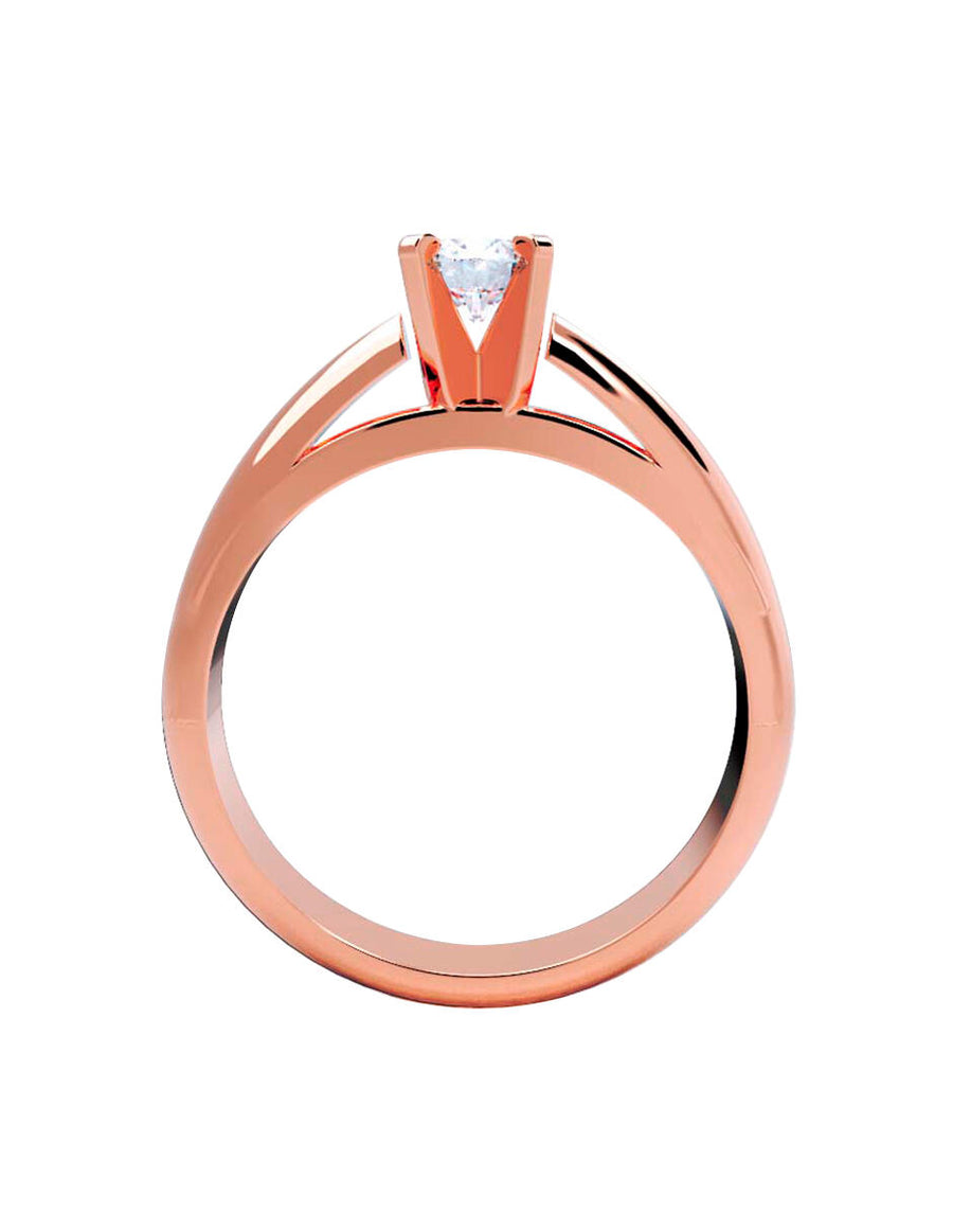 ANILLO DE ORO CON CIRCONIA
