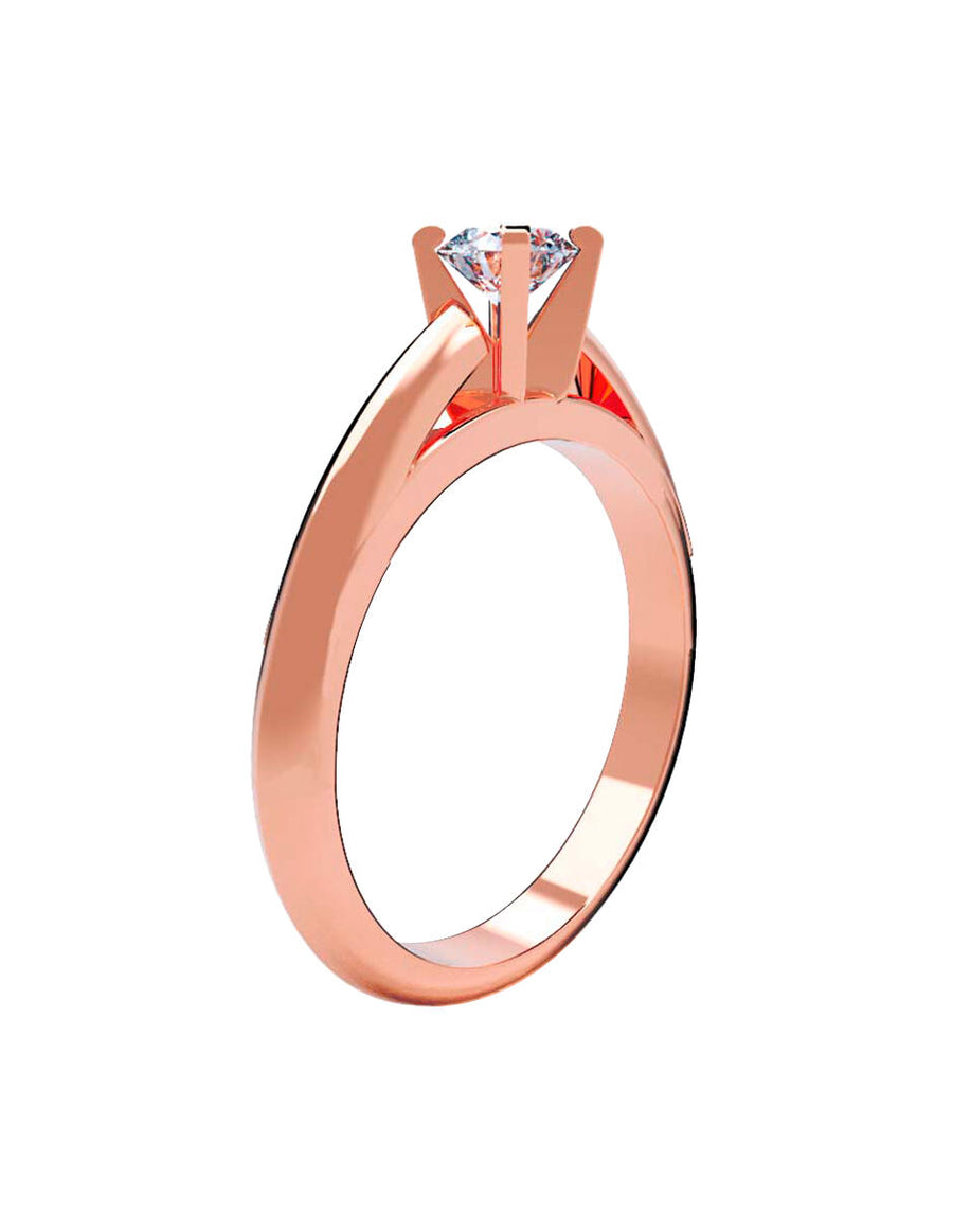 ANILLO DE ORO CON CIRCONIA