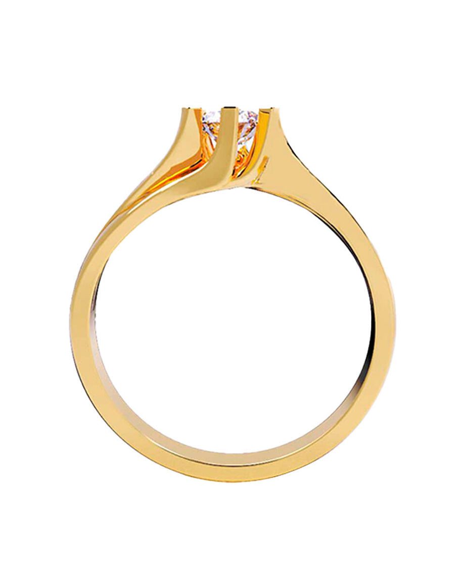 ANILLO DE ORO CON CIRCONIA