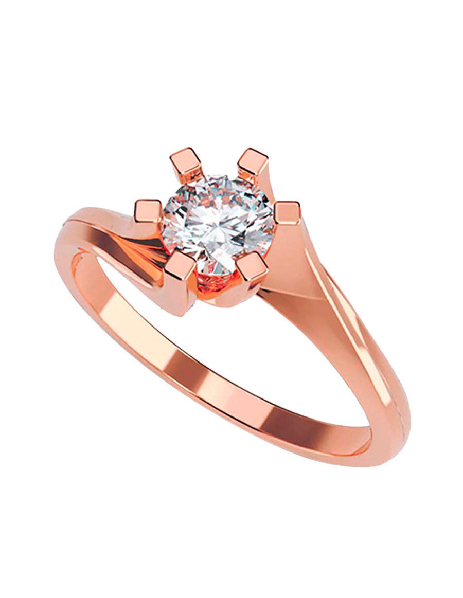 ANILLO DE ORO CON CIRCONIA