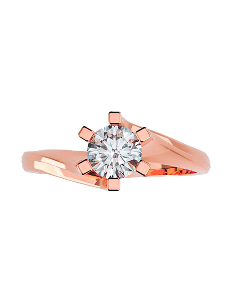 ANILLO DE ORO CON CIRCONIA