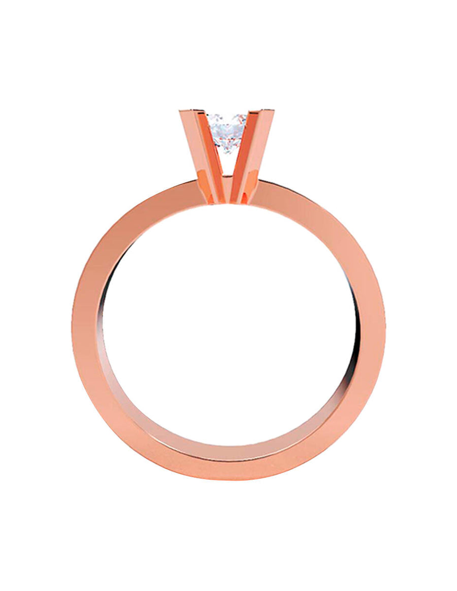 ANILLO DE ORO CON CIRCONIA