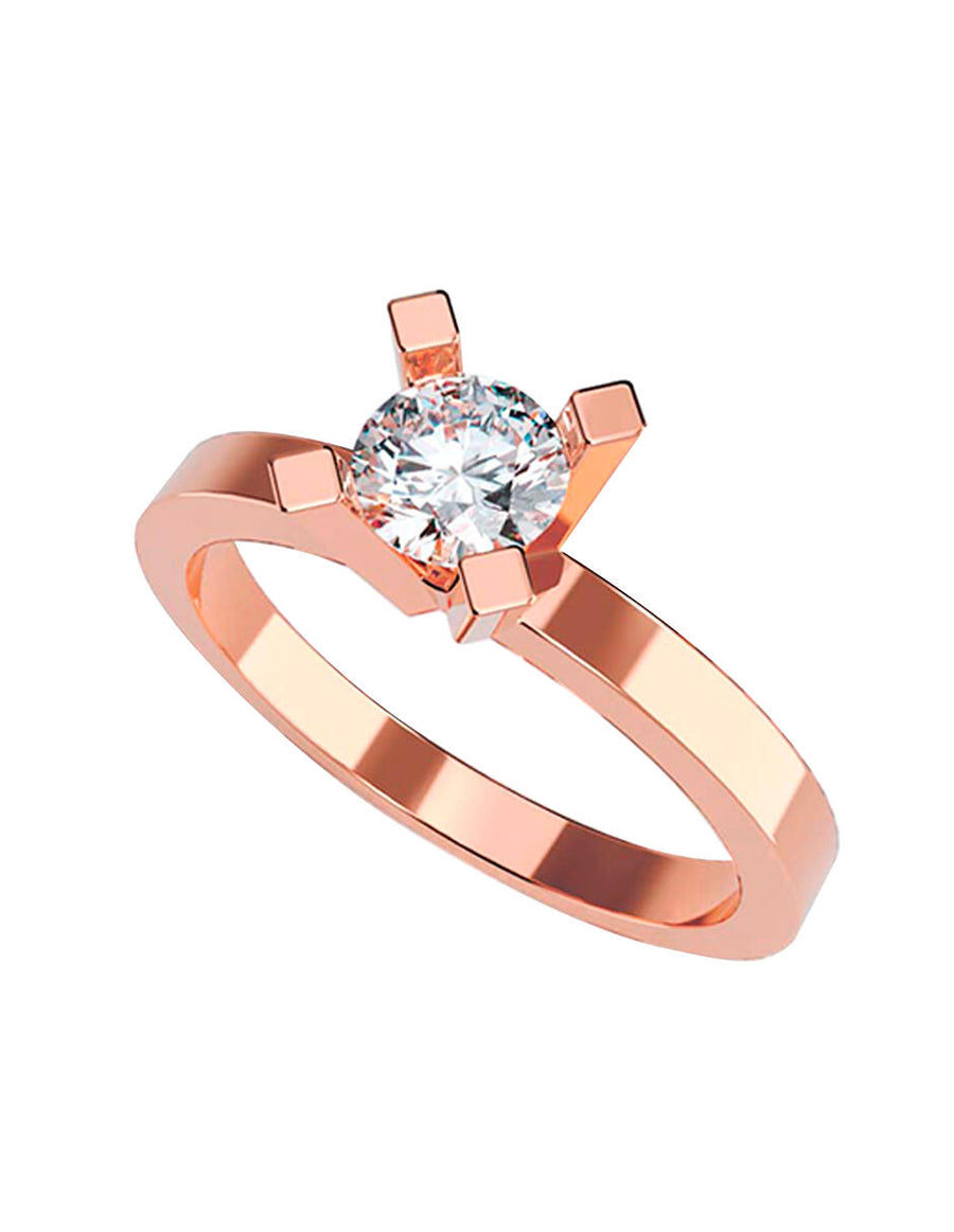 ANILLO DE ORO CON CIRCONIA