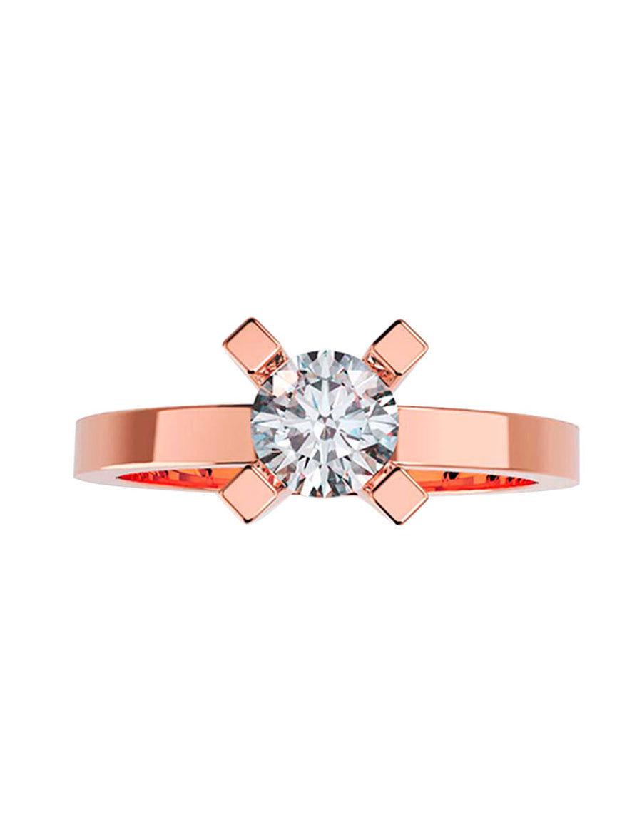 ANILLO DE ORO CON CIRCONIA