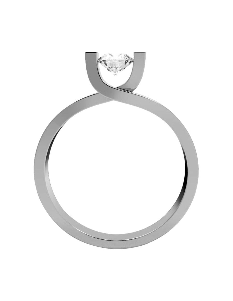 ANILLO DE ORO CON CIRCONIA