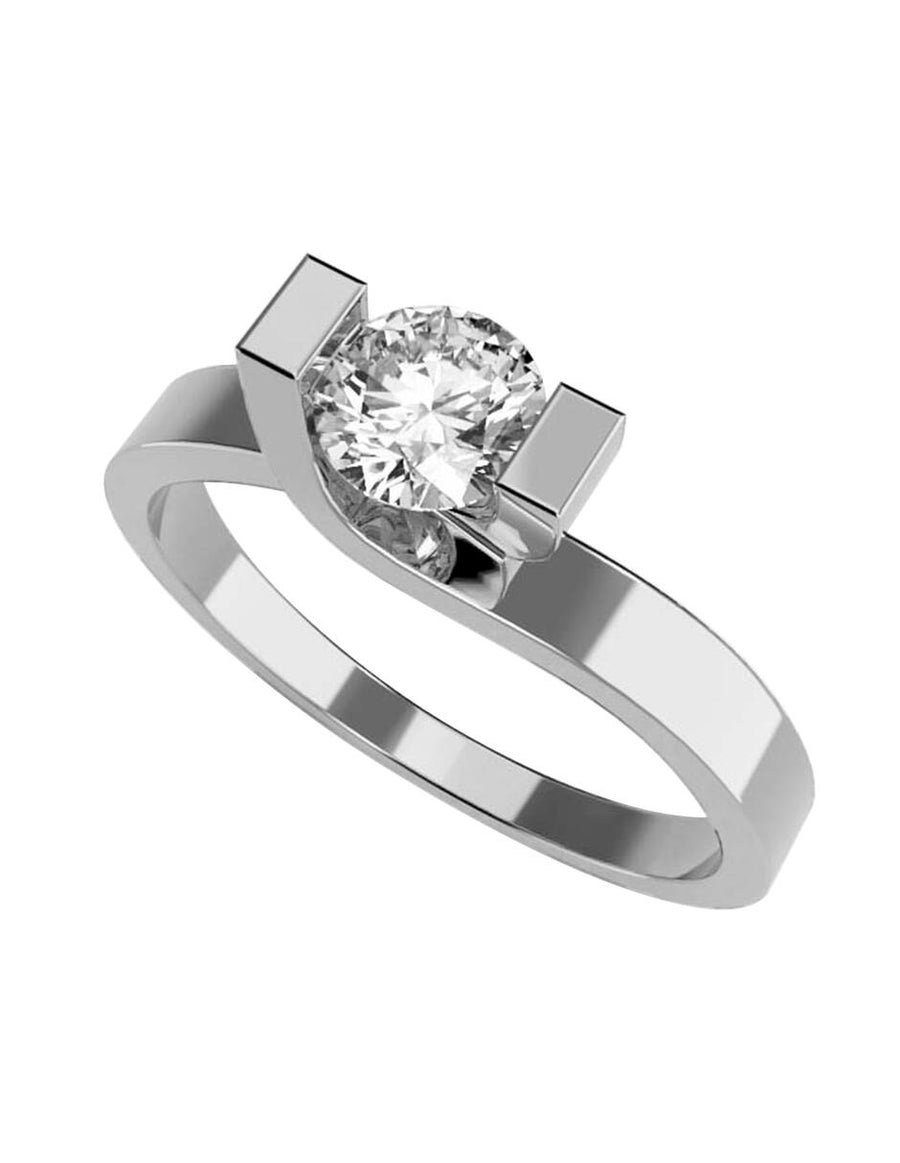 ANILLO DE ORO CON CIRCONIA