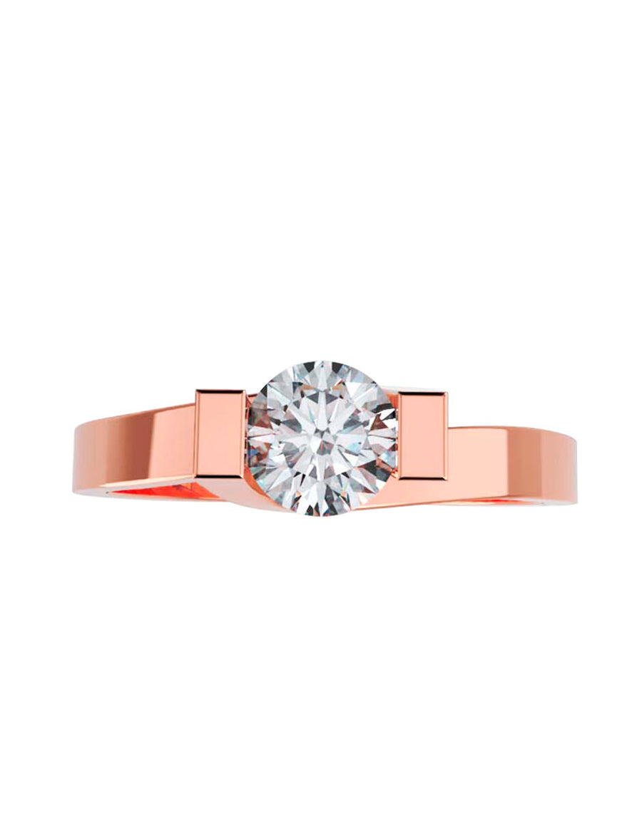 ANILLO DE ORO CON CIRCONIA
