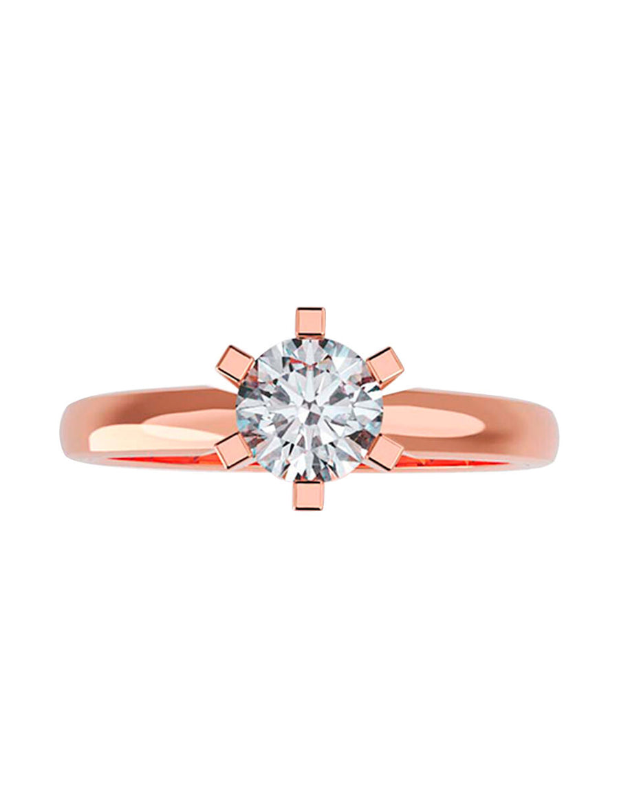 ANILLO DE ORO CON CIRCONIA