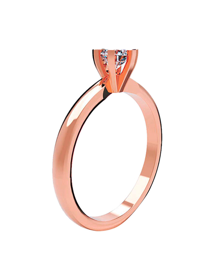 ANILLO DE ORO CON CIRCONIA