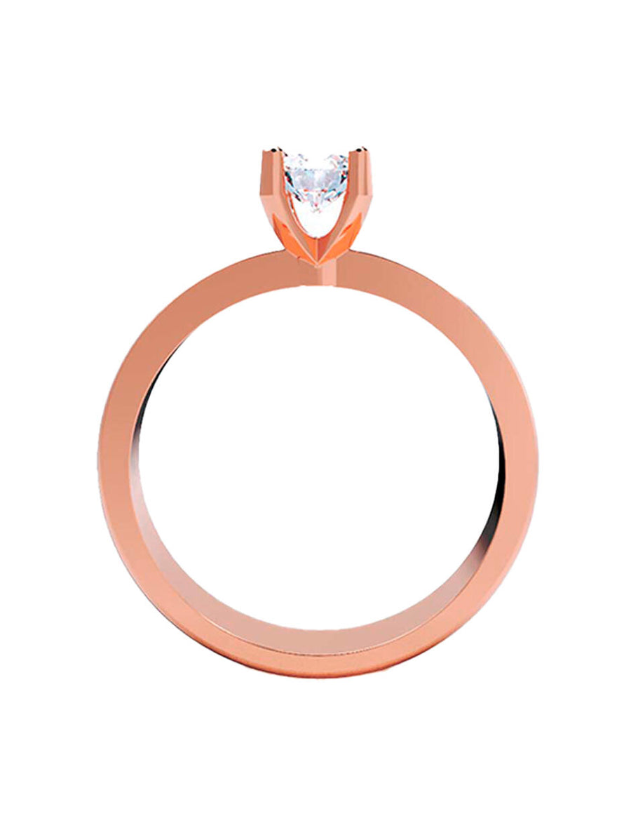 ANILLO DE ORO CON CIRCONIA