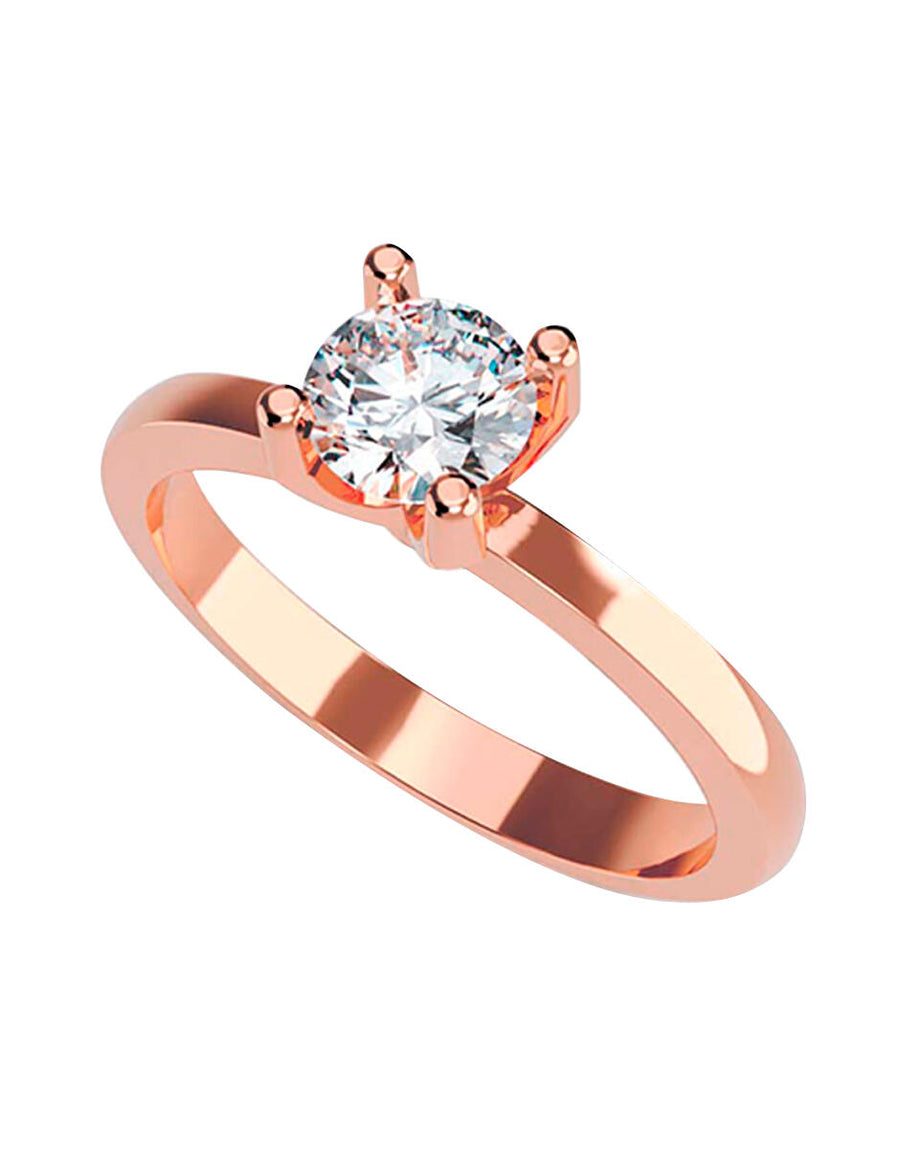 ANILLO DE ORO CON CIRCONIA