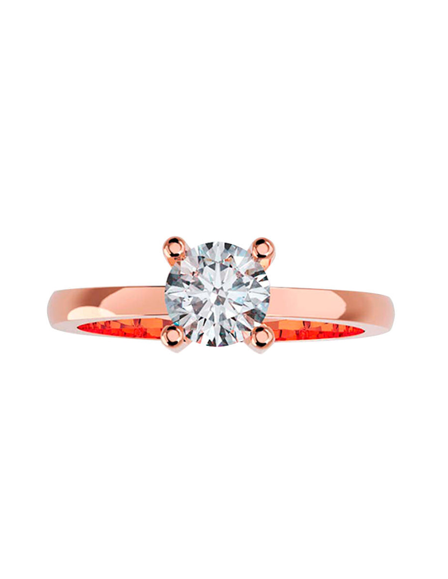 ANILLO DE ORO CON CIRCONIA