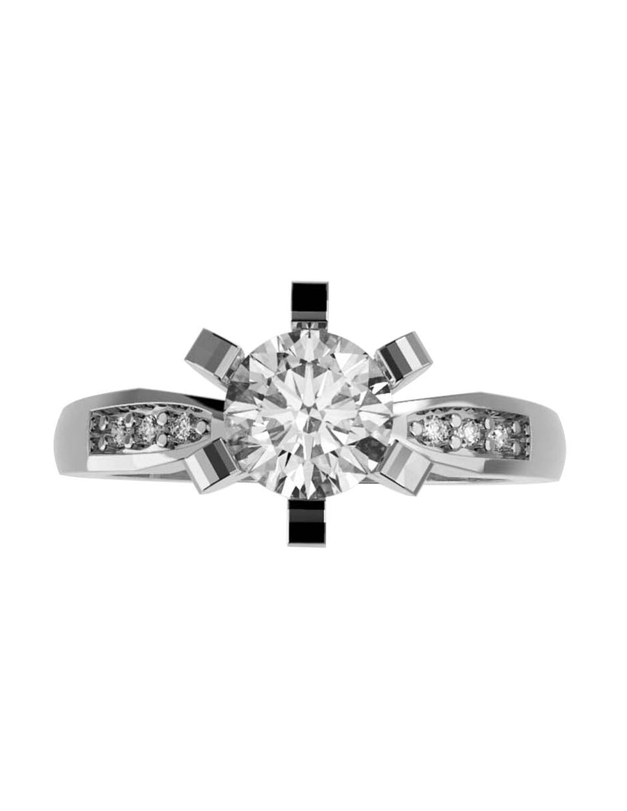 ANILLO DE ORO CON CIRCONIA