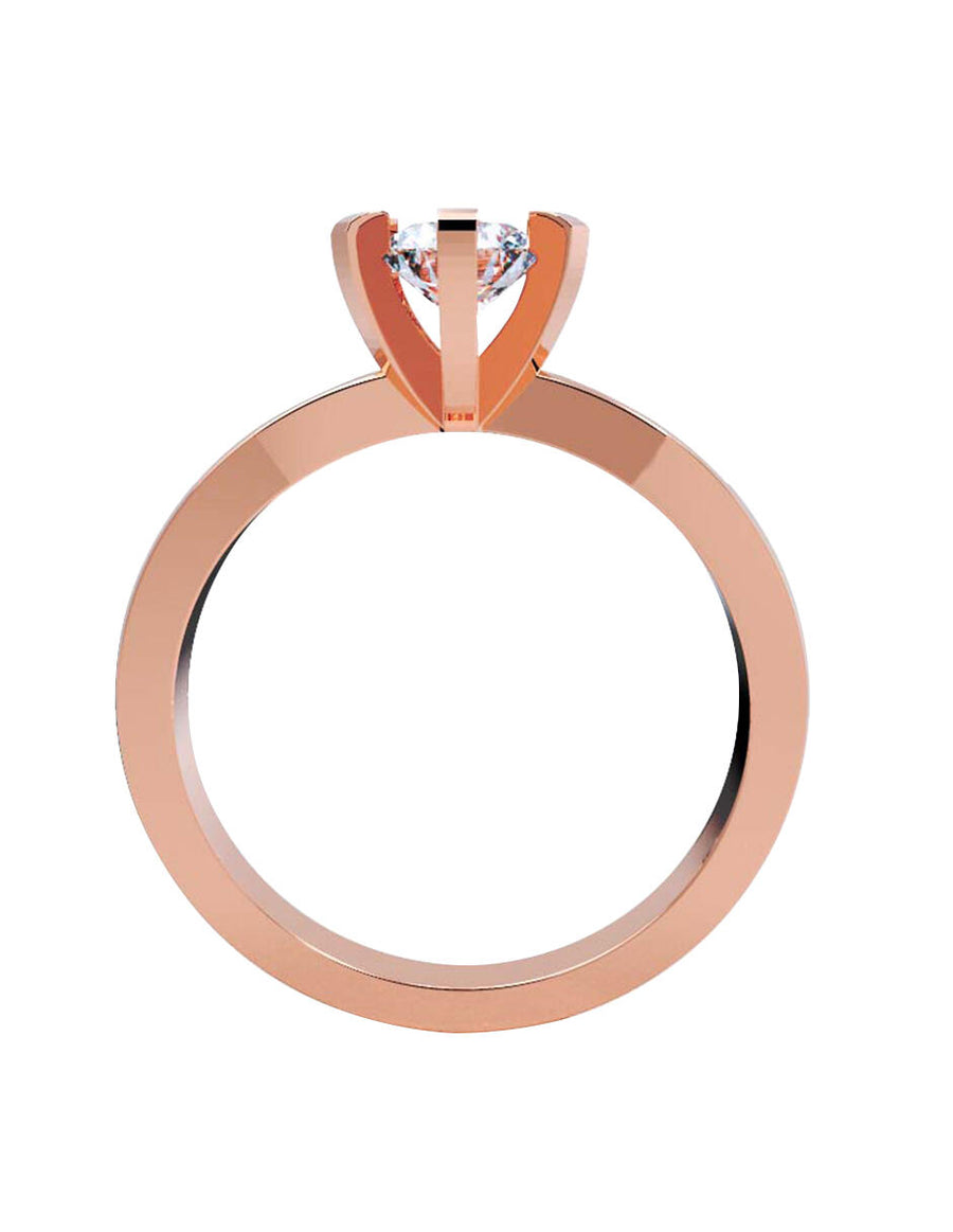 ANILLO DE ORO CON CIRCONIA