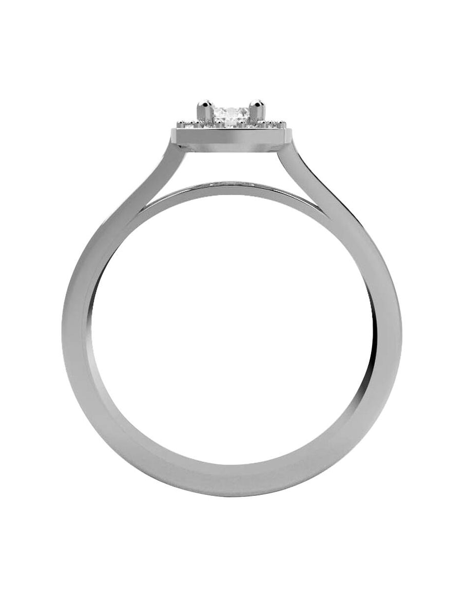 ANILLO DE ORO CON CIRCONIA