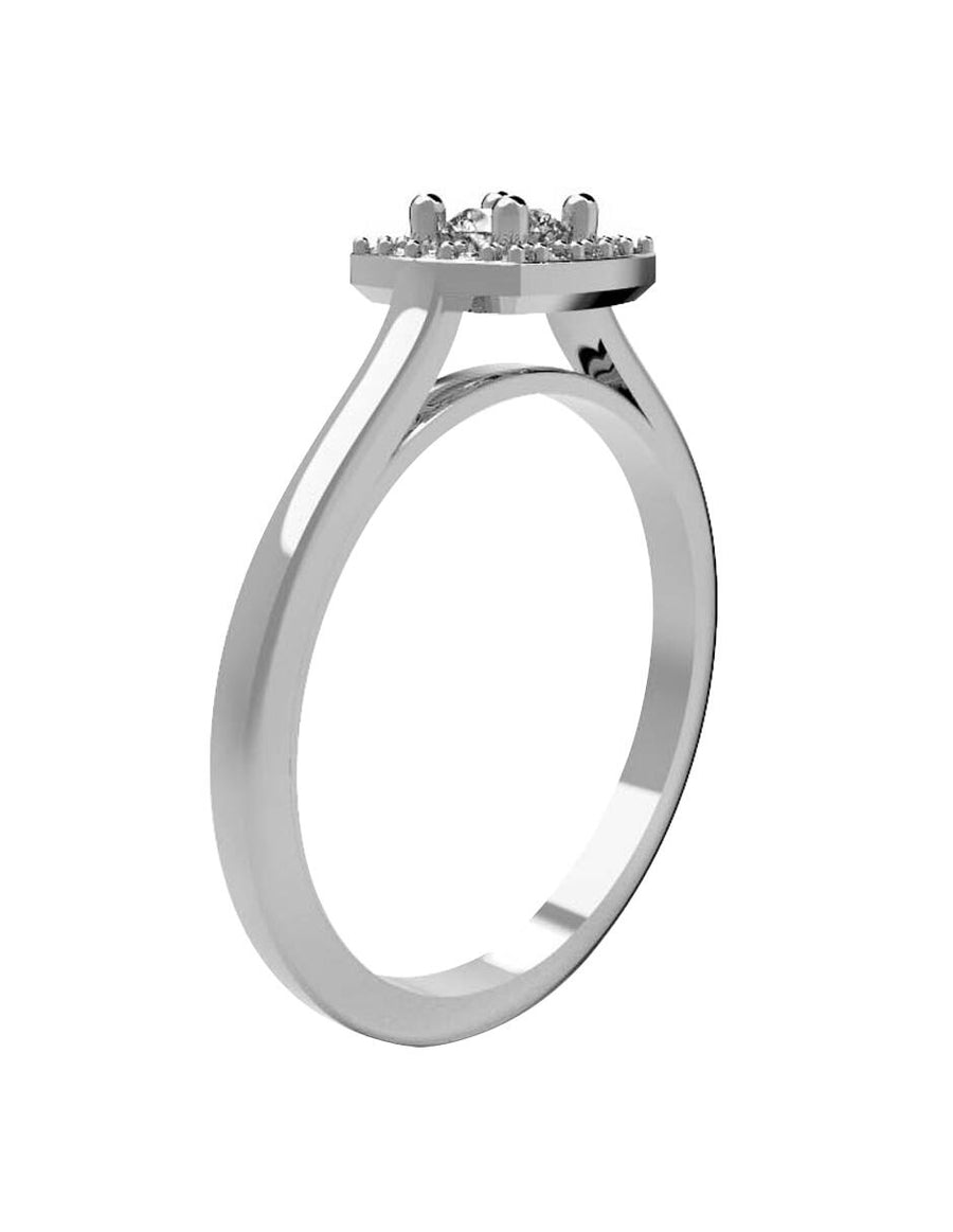 ANILLO DE ORO CON CIRCONIA