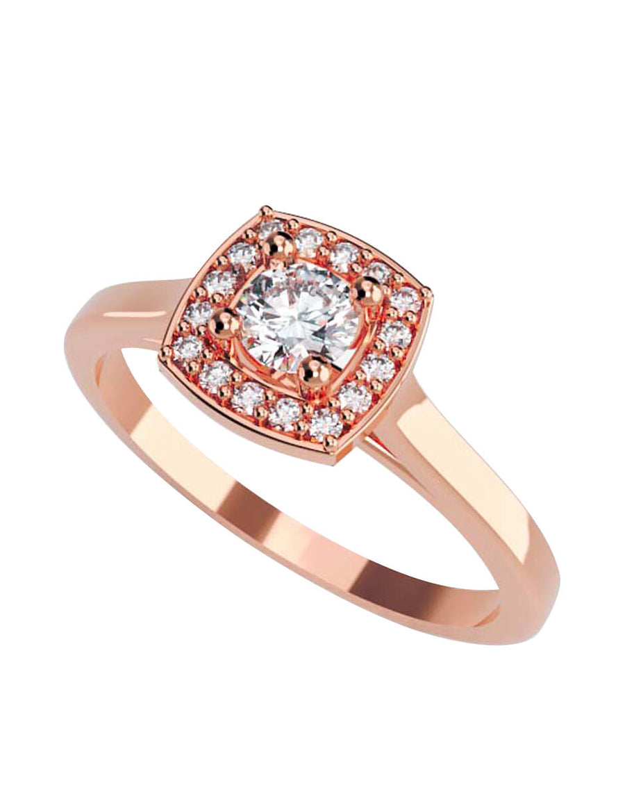 ANILLO DE ORO CON CIRCONIA