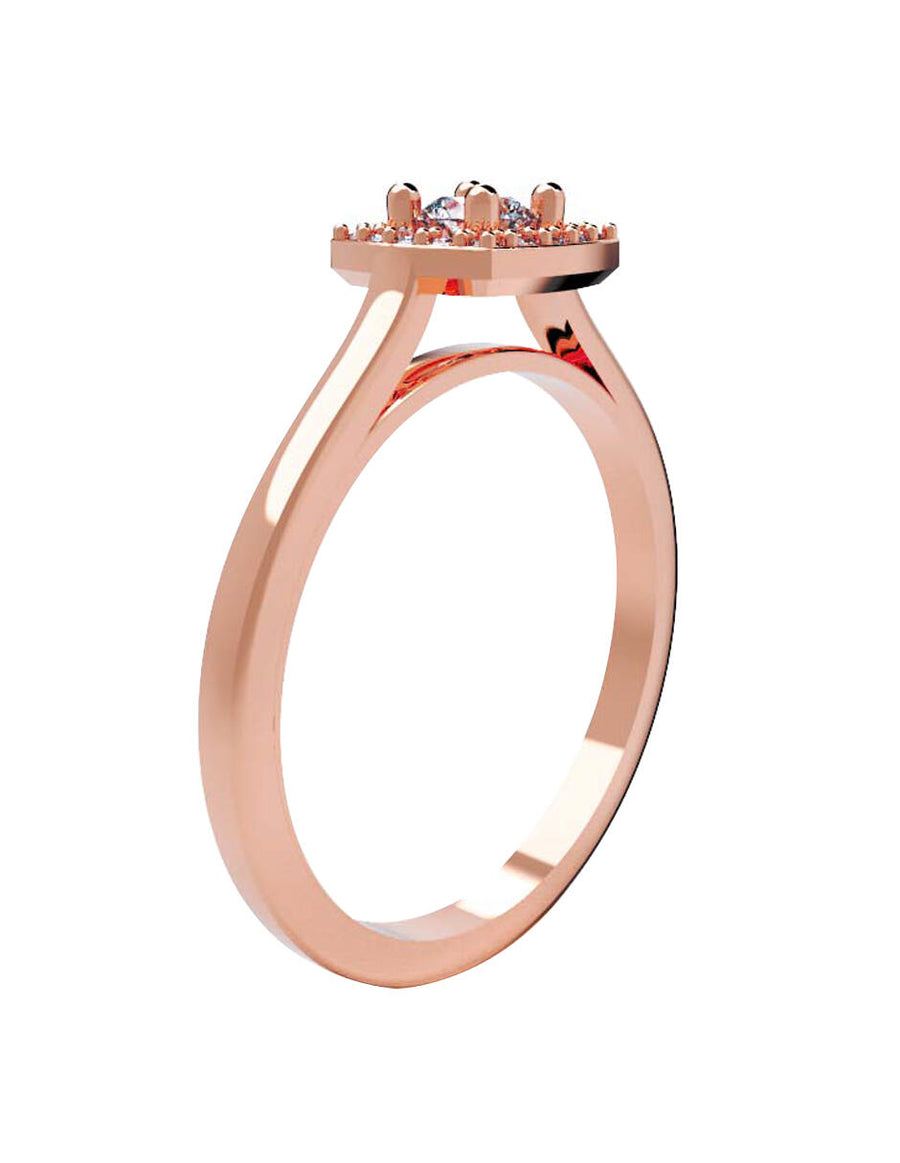 ANILLO DE ORO CON CIRCONIA