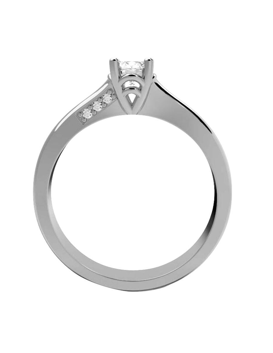 ANILLO DE ORO CON CIRCONIA