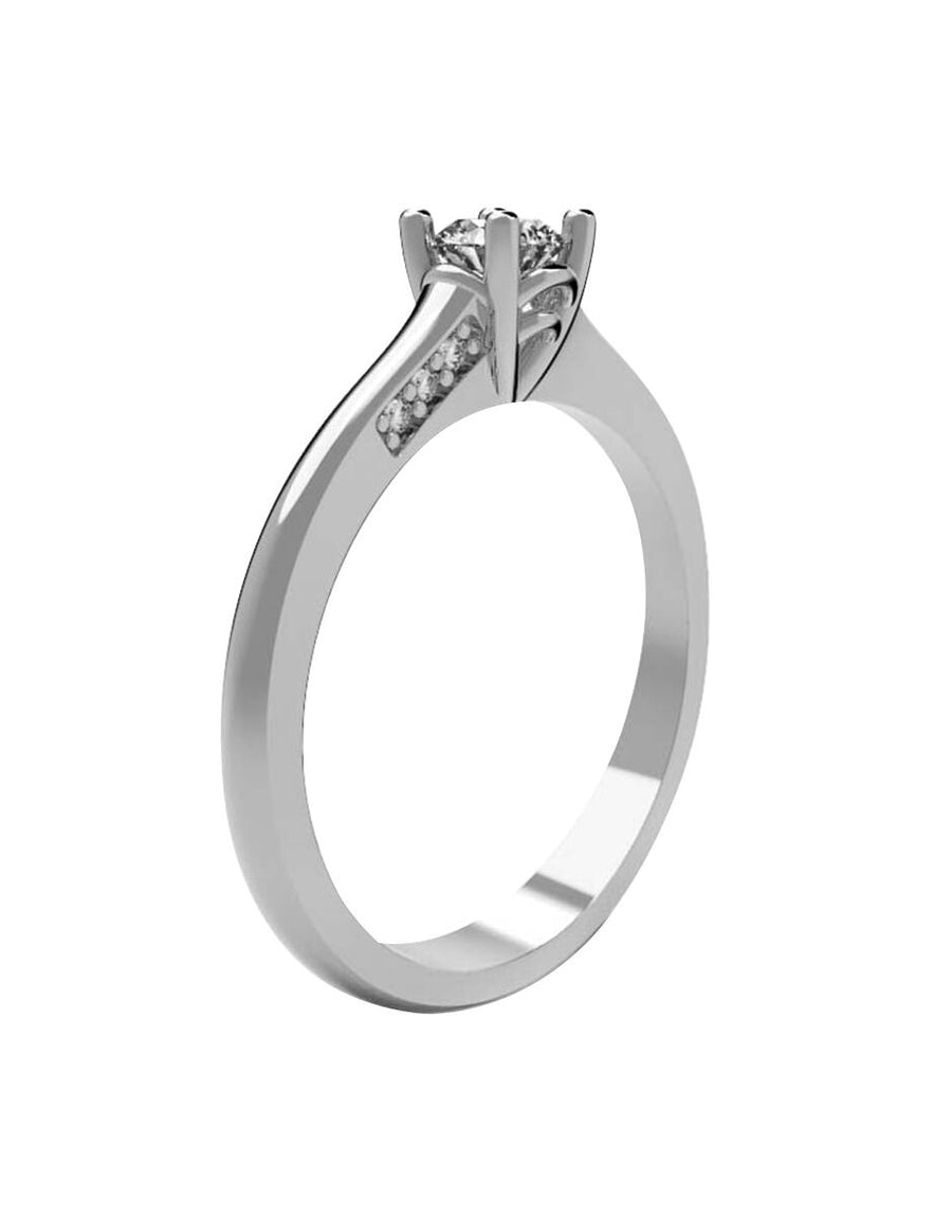 ANILLO DE ORO CON CIRCONIA