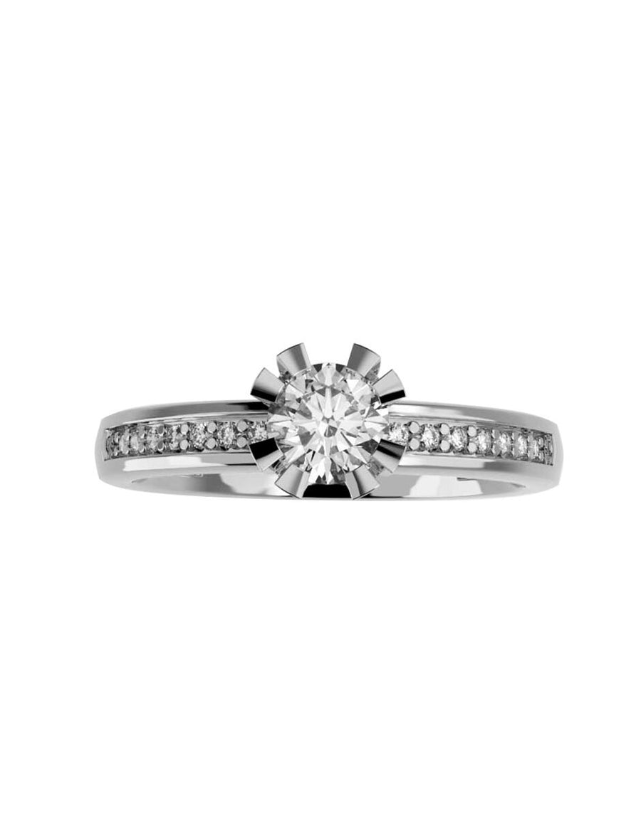 ANILLO DE ORO CON CIRCONIA