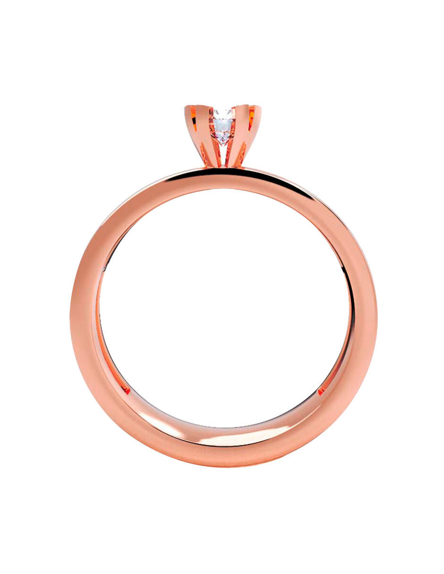ANILLO DE ORO CON CIRCONIA