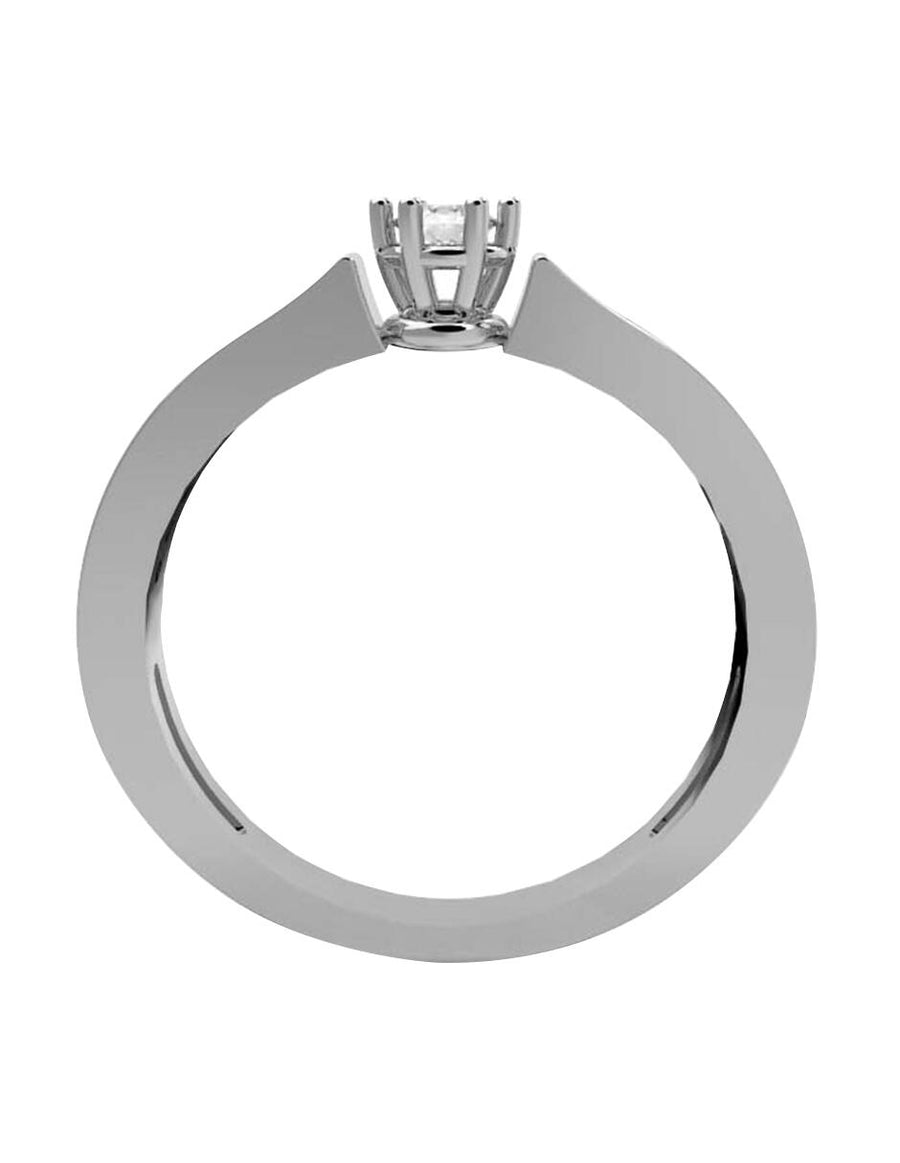 ANILLO DE ORO CON CIRCONIA
