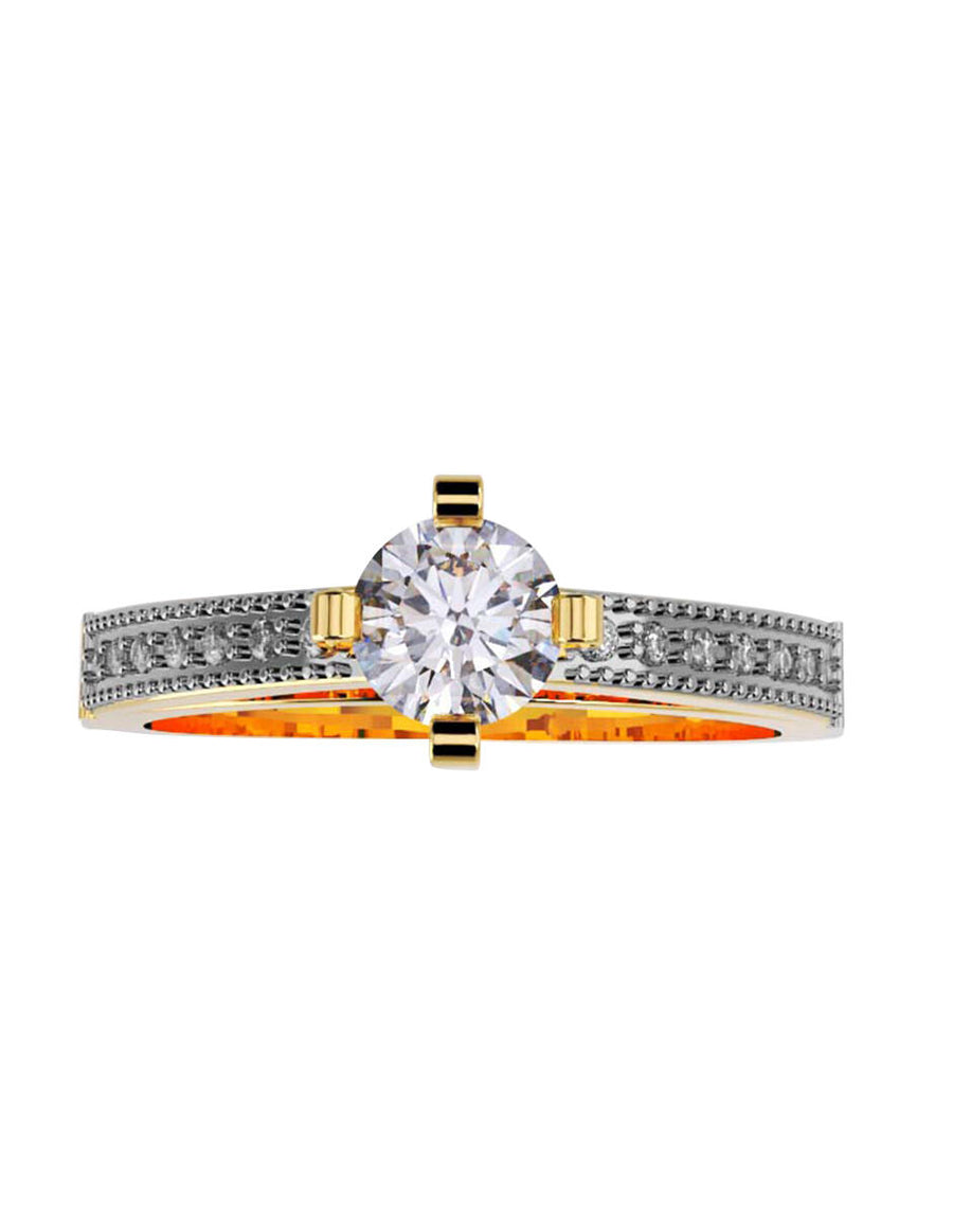 ANILLO DE ORO CON CIRCONIA