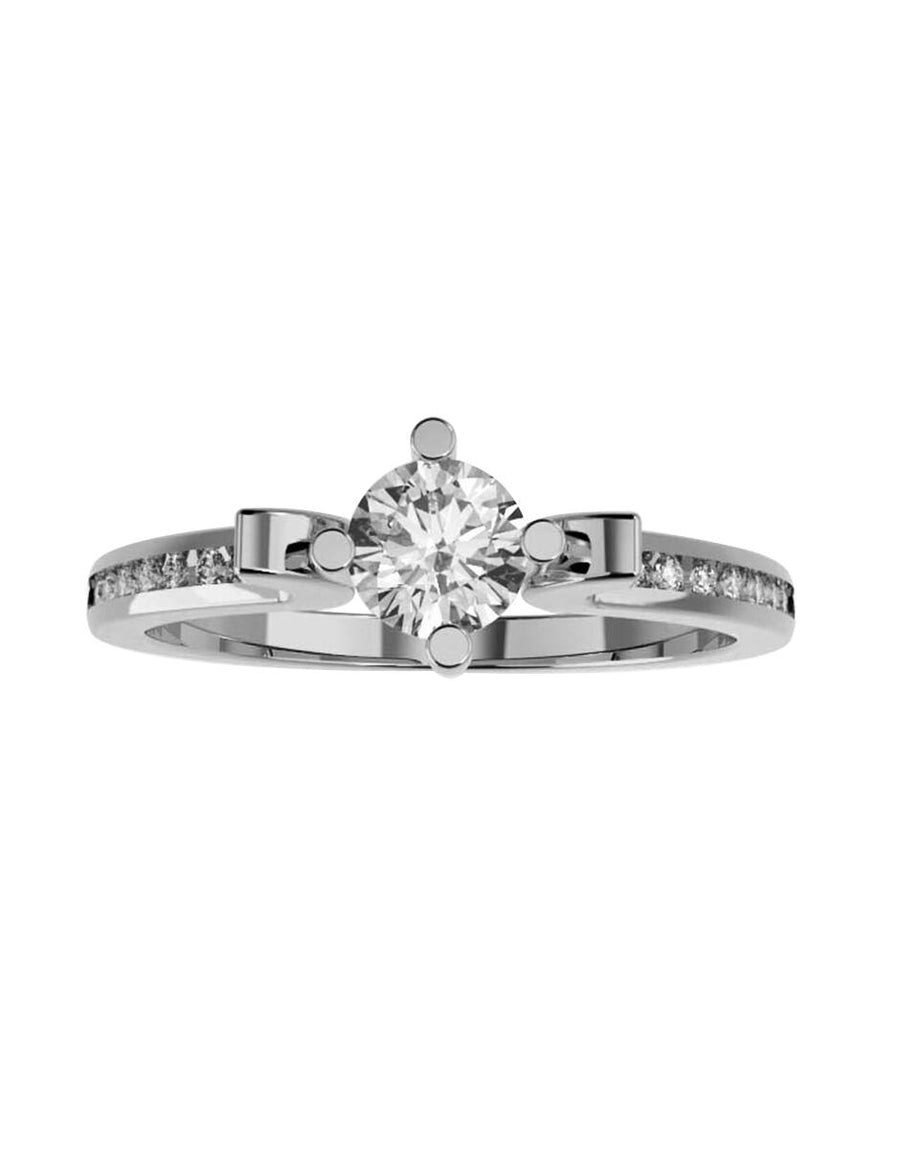 ANILLO DE ORO CON CIRCONIA
