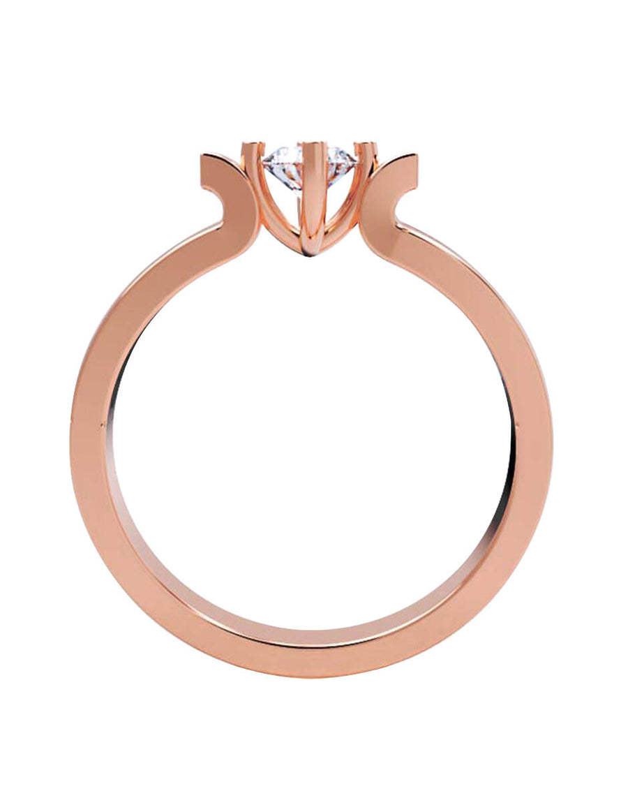 ANILLO DE ORO CON CIRCONIA