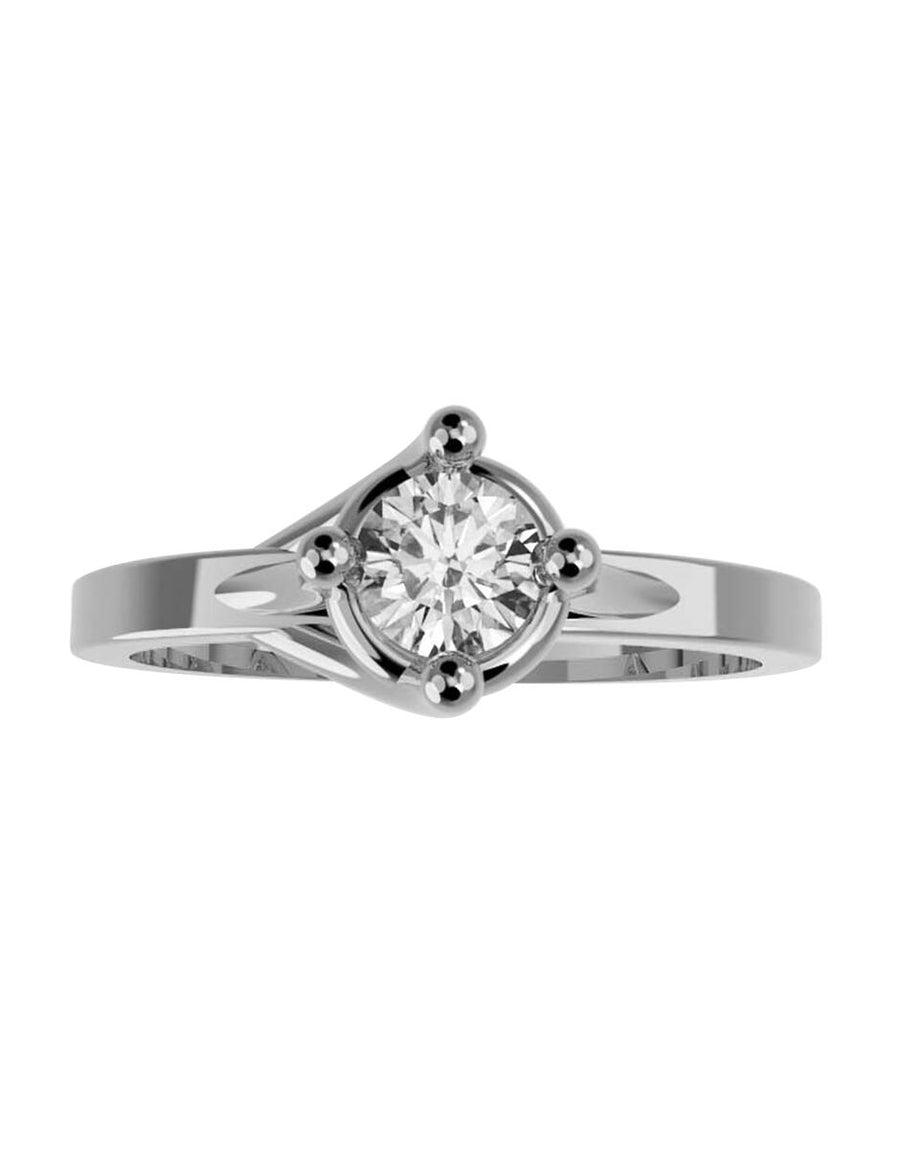 ANILLO DE ORO CON CIRCONIA
