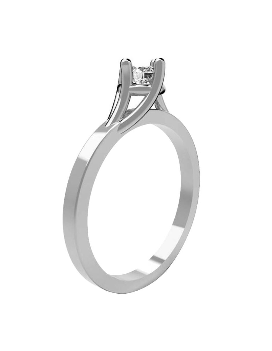 ANILLO DE ORO CON CIRCONIA