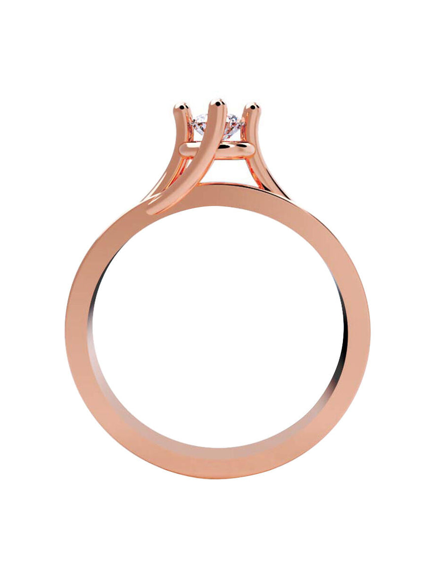 ANILLO DE ORO CON CIRCONIA