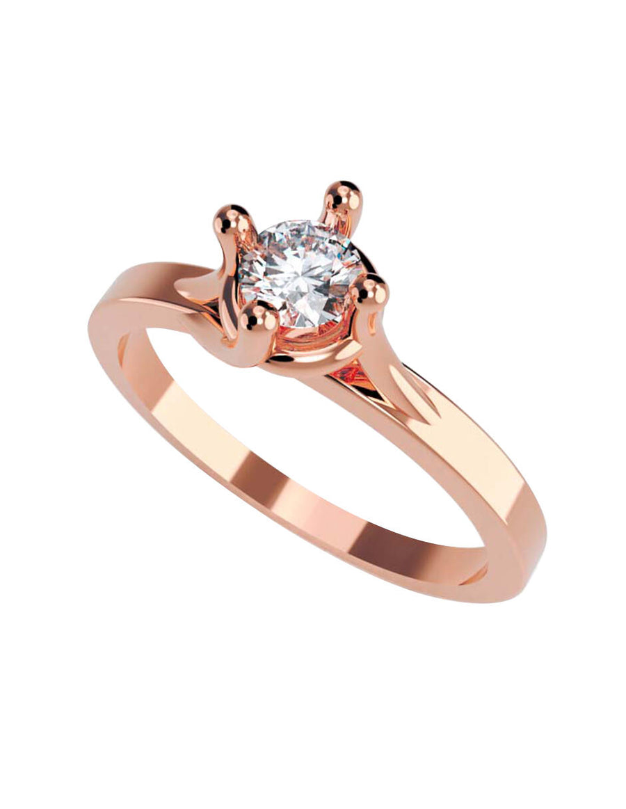 ANILLO DE ORO CON CIRCONIA