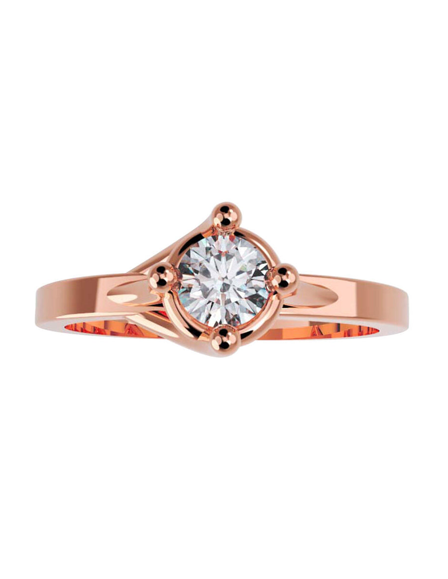 ANILLO DE ORO CON CIRCONIA