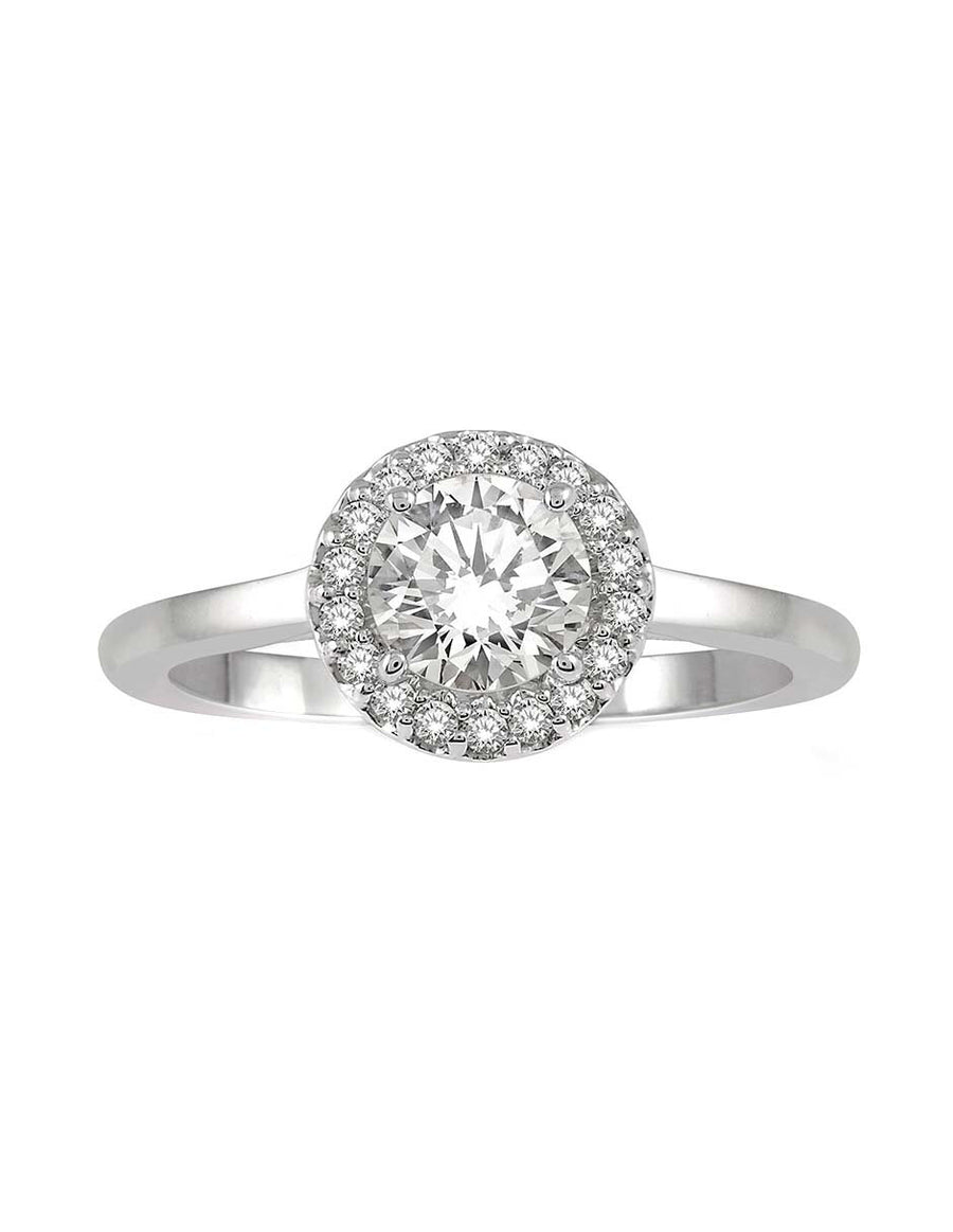 ANILLO DE COMPROMISO CON DIAMANTE DE 0.25 F SI1