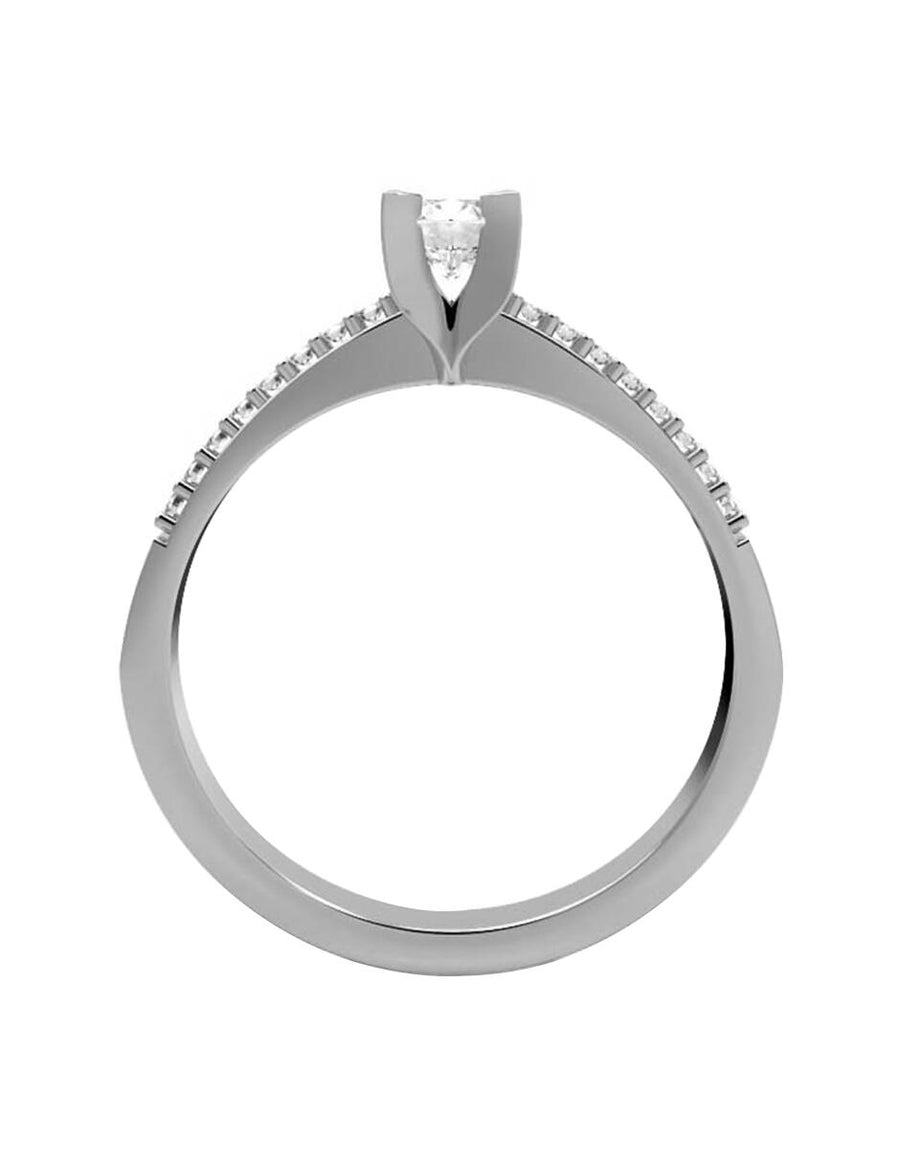 ANILLO DE ORO CON CIRCONIA