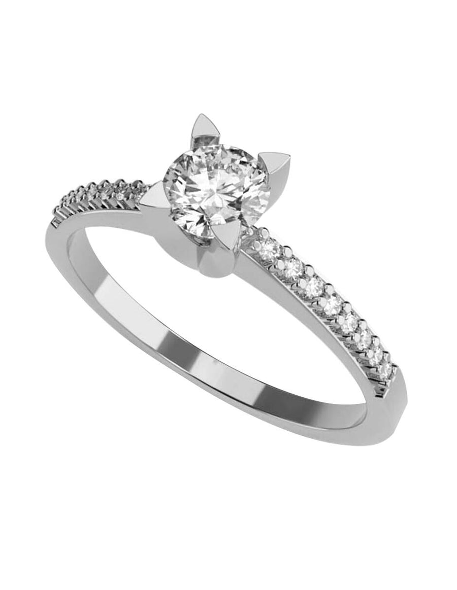 ANILLO DE ORO CON CIRCONIA