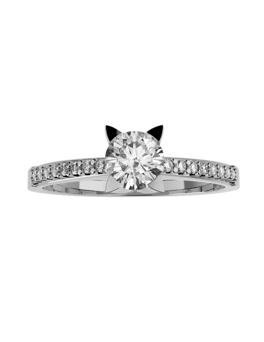 ANILLO DE ORO CON CIRCONIA
