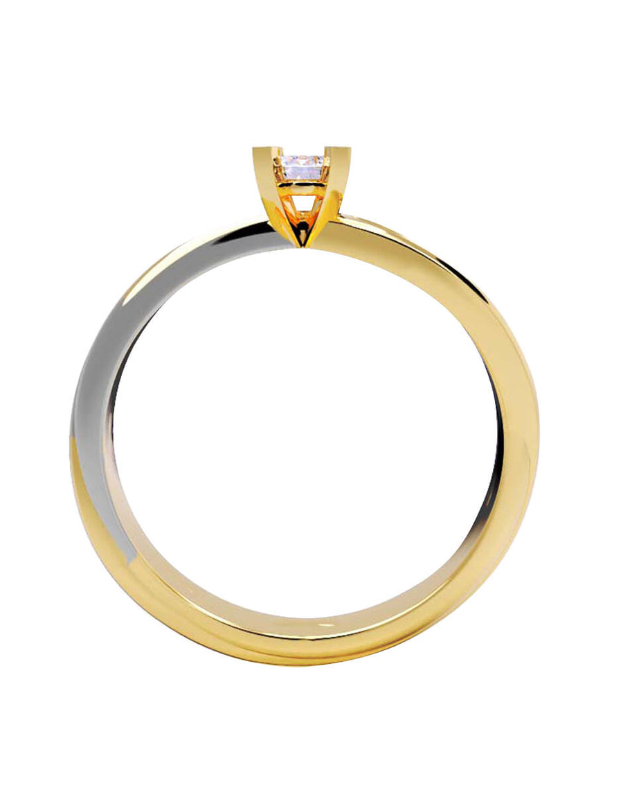 ANILLO DE ORO CON CIRCONIA