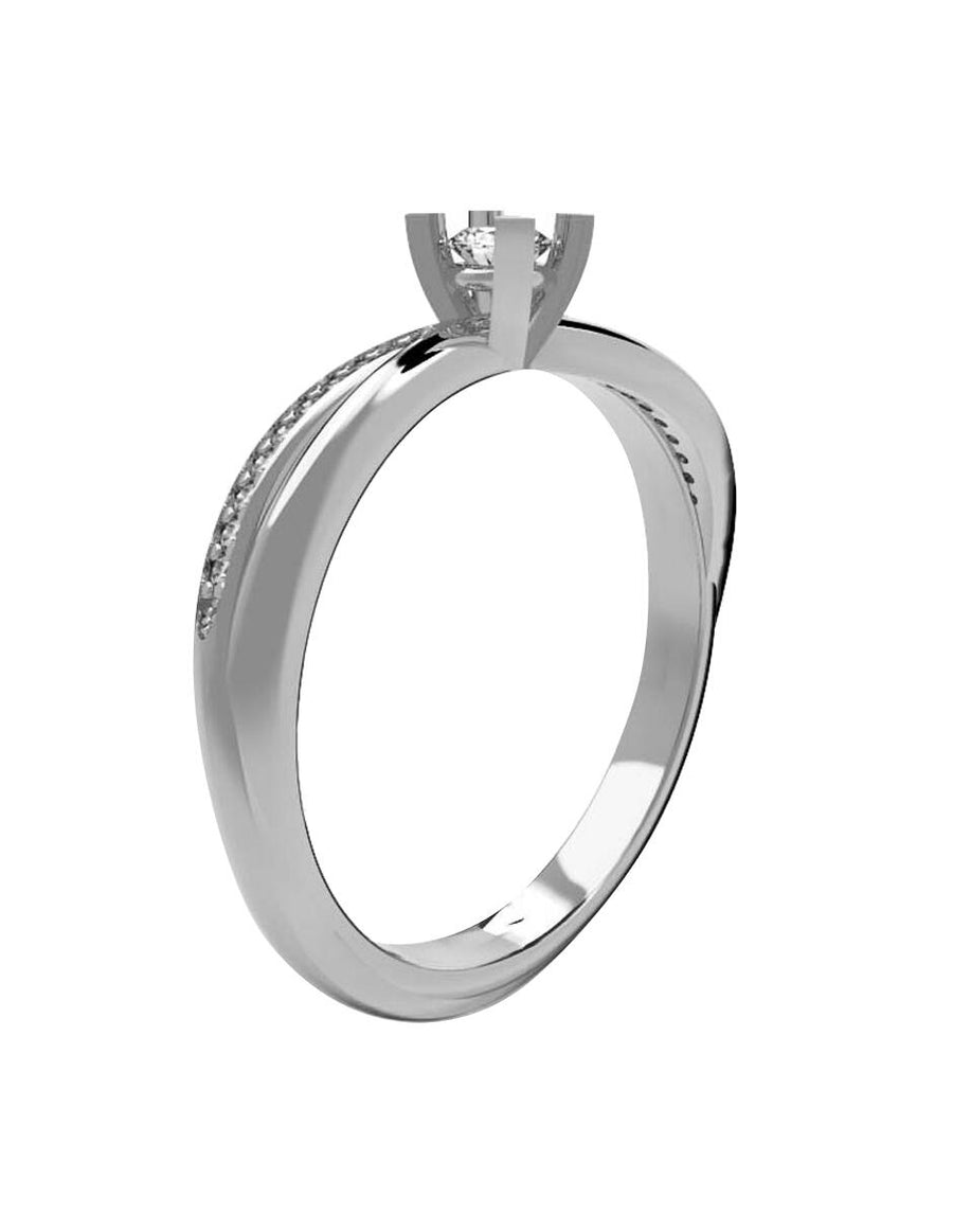 ANILLO DE ORO CON CIRCONIA