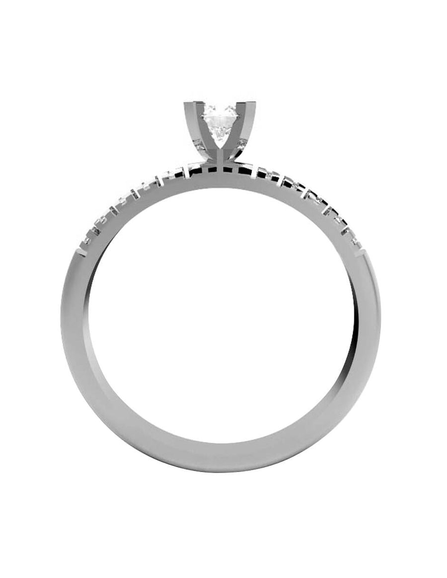 ANILLO DE ORO CON CIRCONIA