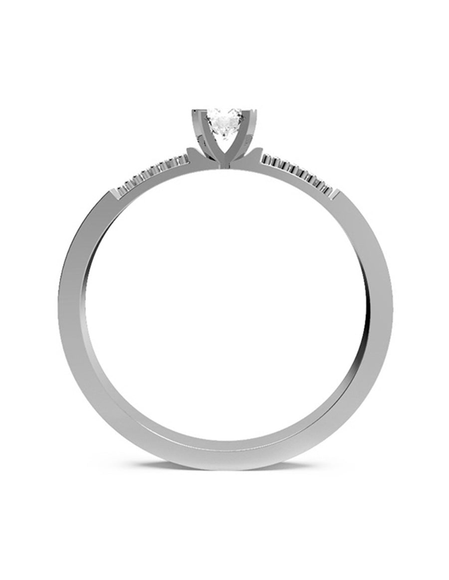 ANILLO DE ORO CON CIRCONIA