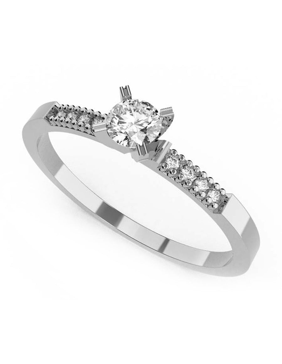 ANILLO DE ORO CON CIRCONIA