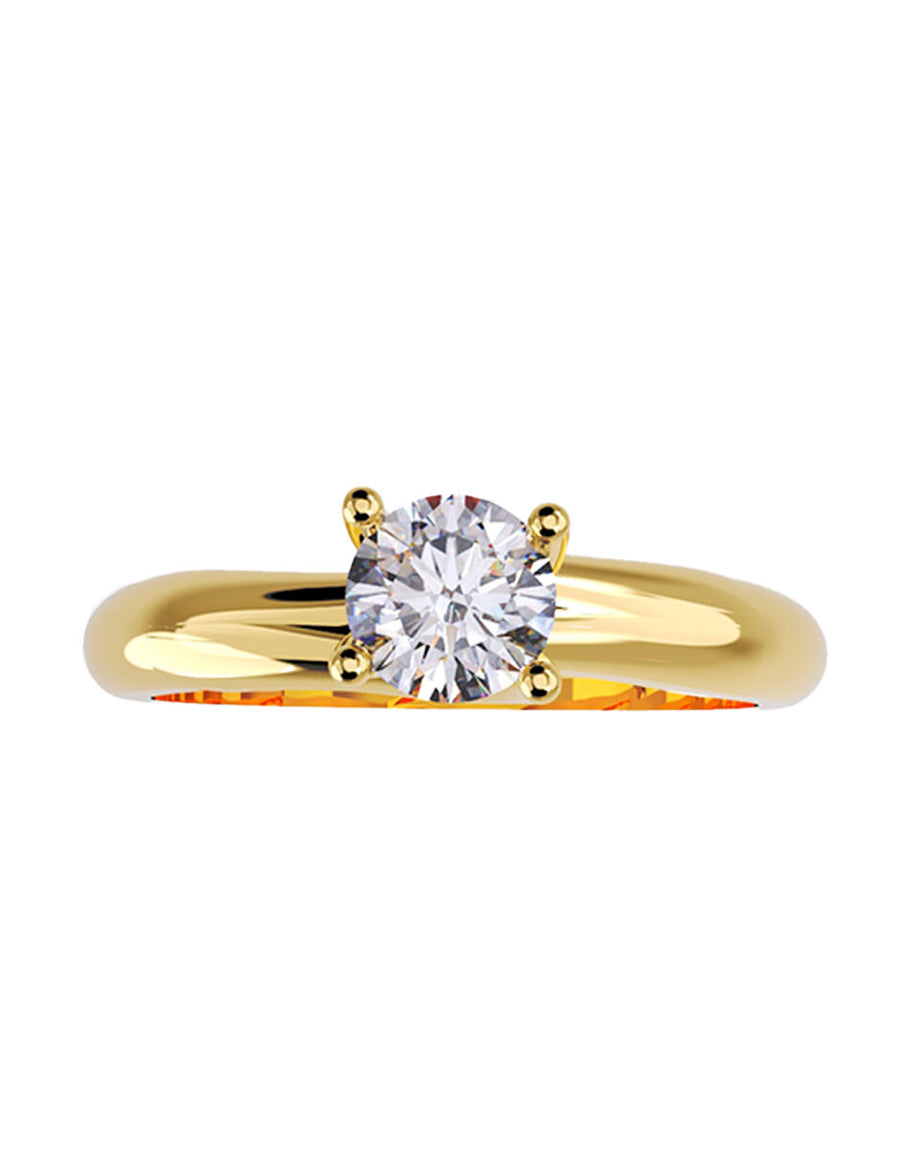 ANILLO DE ORO CON CIRCONIA
