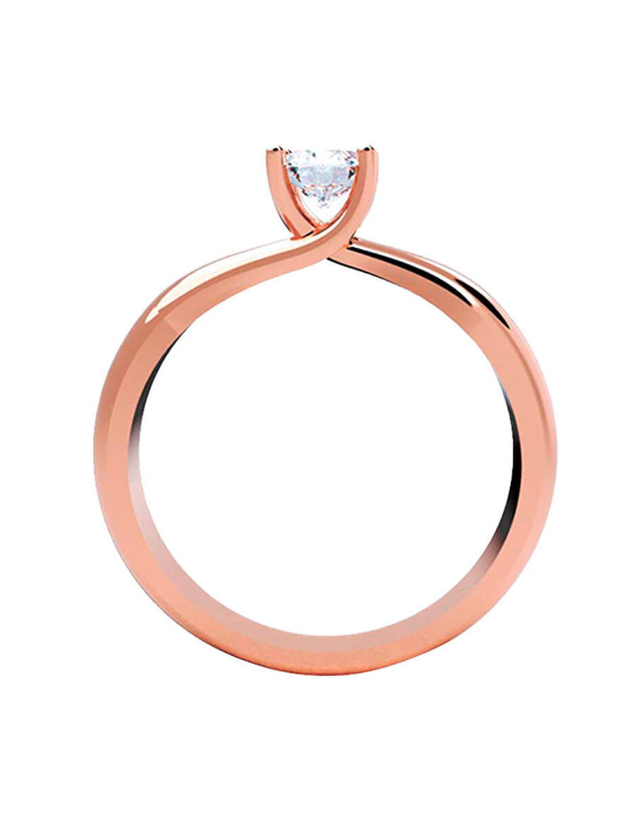 ANILLO DE ORO CON CIRCONIA