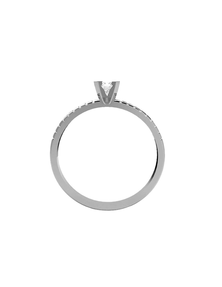 ANILLO DE ORO CON CIRCONIA
