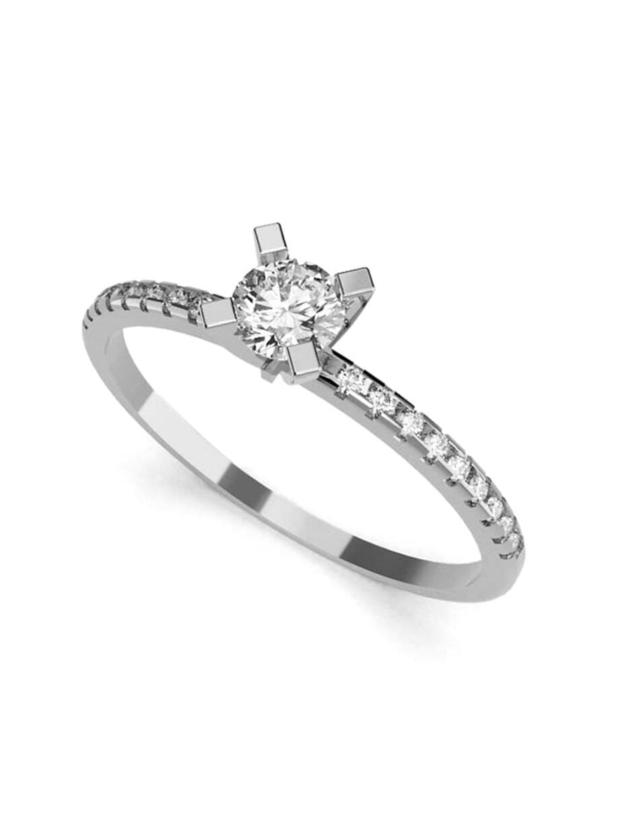 ANILLO DE ORO CON CIRCONIA