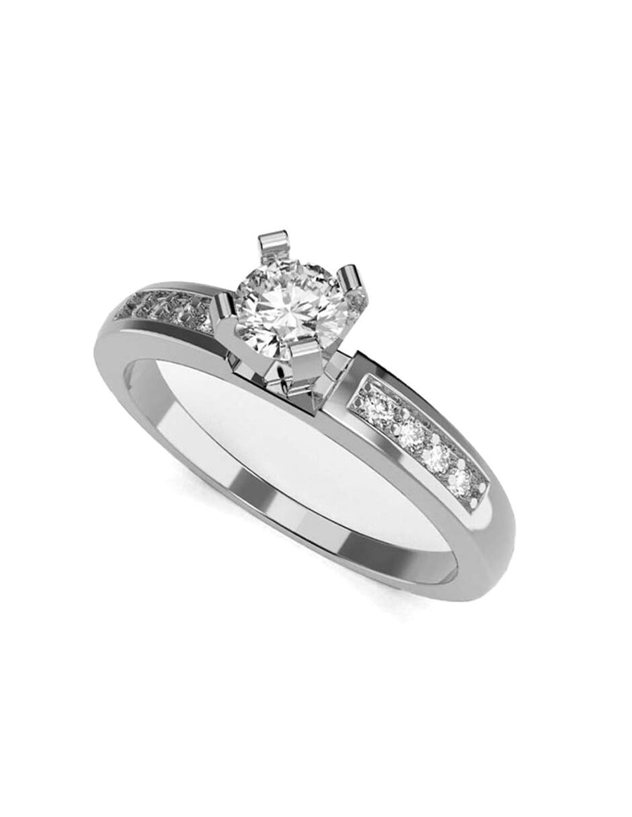 ANILLO DE ORO CON CIRCONIA
